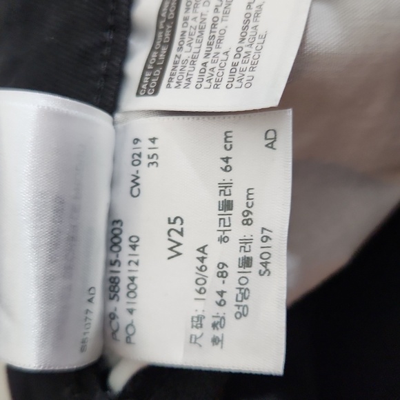 Levi's overalls Women's Overalls Jeans size 25 black bib overalls - Picture 13 of 14